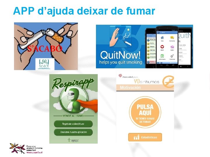 APP d’ajuda deixar de fumar 