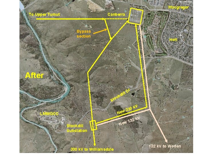 Macgregor Canberra To Upper Tumut Bypass section Holt After k oc St l dil