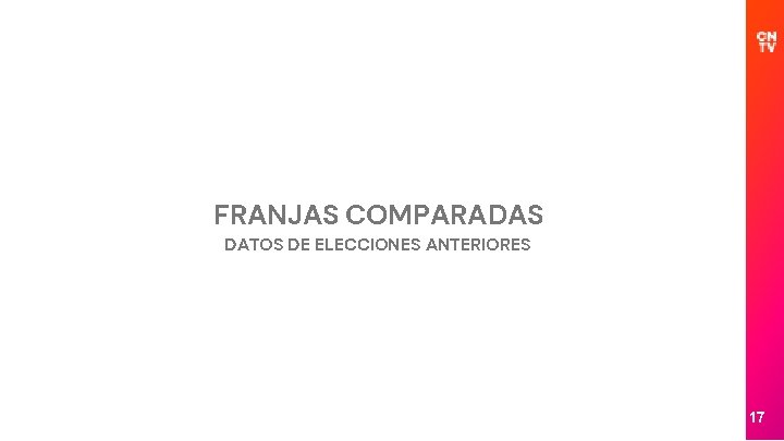 FRANJAS COMPARADAS DATOS DE ELECCIONES ANTERIORES 17 