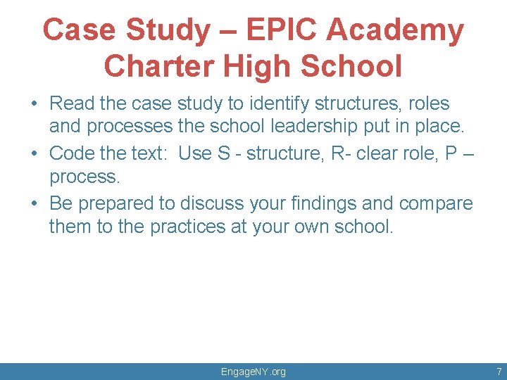 Case Study – EPIC Academy Charter High School • Read the case study to