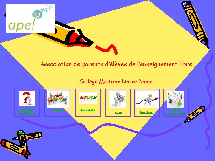Association de parents d’élèves de l’enseignement libre Collège Maîtrise Notre Dame Qu’est ce que