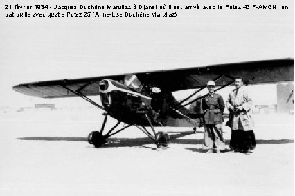 21 février 1934 - Jacques Duchène Marullaz à Djanet où il est arrivé avec
