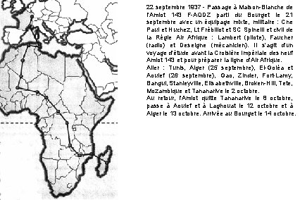 22 septembre 1937 - Passage à Maison-Blanche de l'Amiot 143 F-AQDZ parti du Bourget