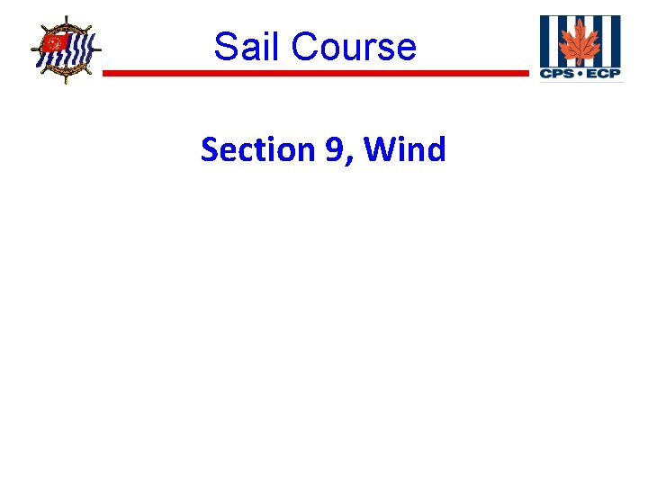 ® Sail Course Section 9, Wind 