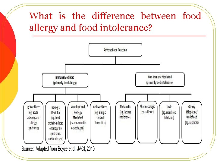 What is the difference between food allergy and food intolerance? 