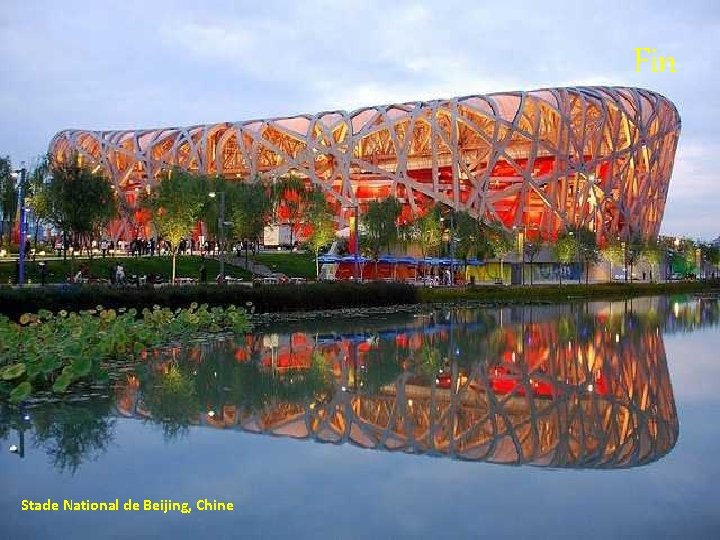 Fin Stade National de Beijing, Chine 