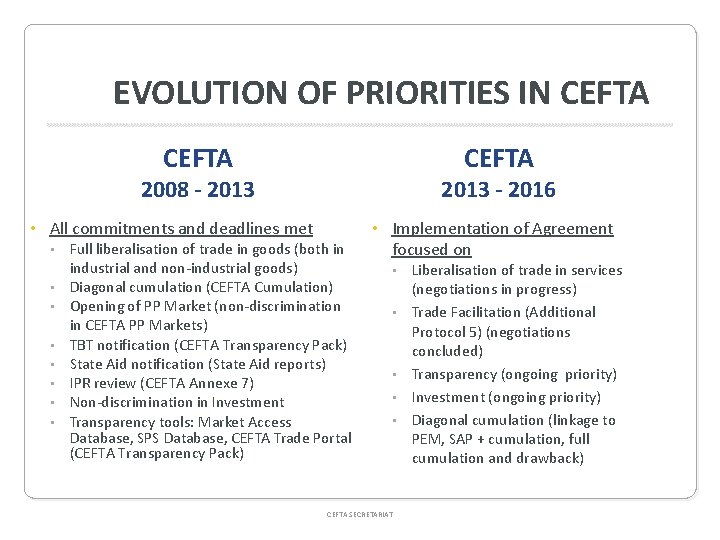 10 YEARS OF SIGNING CEFTA RESULTS CHALLENGES Umut