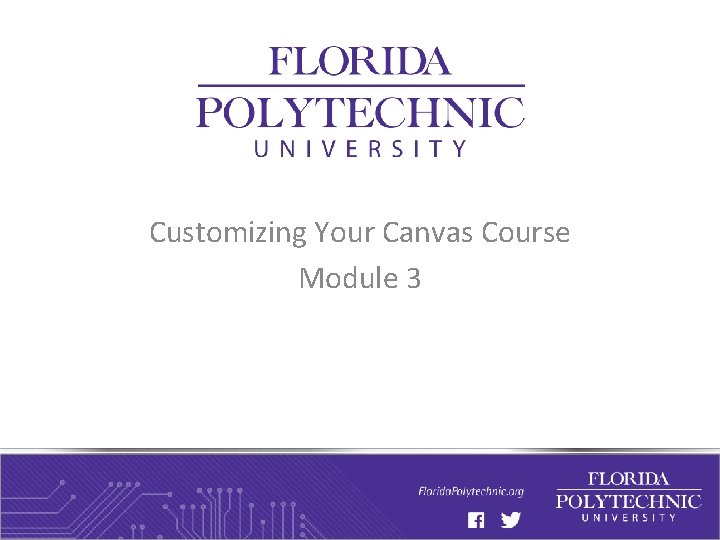 Customizing Your Canvas Course Module 3 