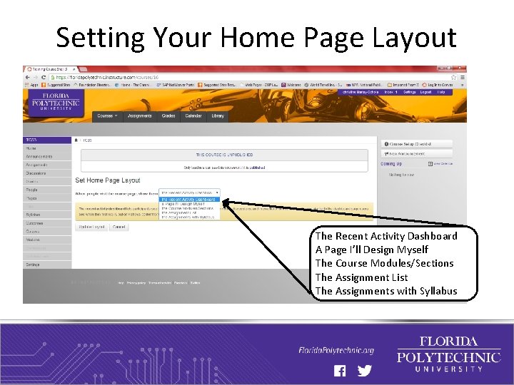 Setting Your Home Page Layout The Recent Activity Dashboard A Page I’ll Design Myself