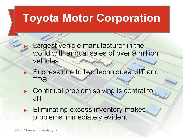 Toyota Motor Corporation ► ► Largest vehicle manufacturer in the world with annual sales