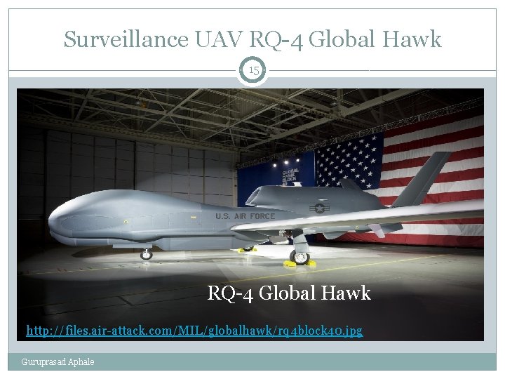 Surveillance UAV RQ-4 Global Hawk 15 RQ-4 Global Hawk http: //files. air-attack. com/MIL/globalhawk/rq 4