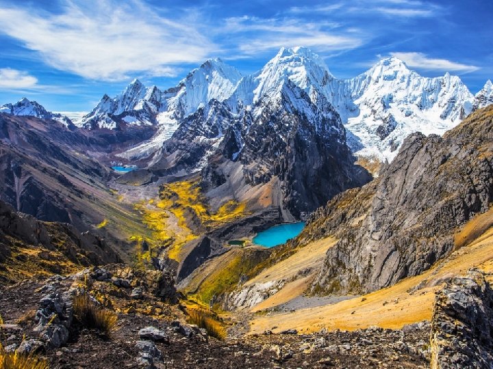 Es la segunda cadena montañosa más alta del mundo en la región tropical, después