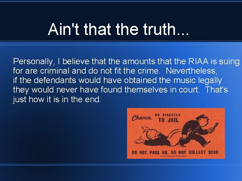 Ain't that the truth. . . Personally, I believe that the amounts that the