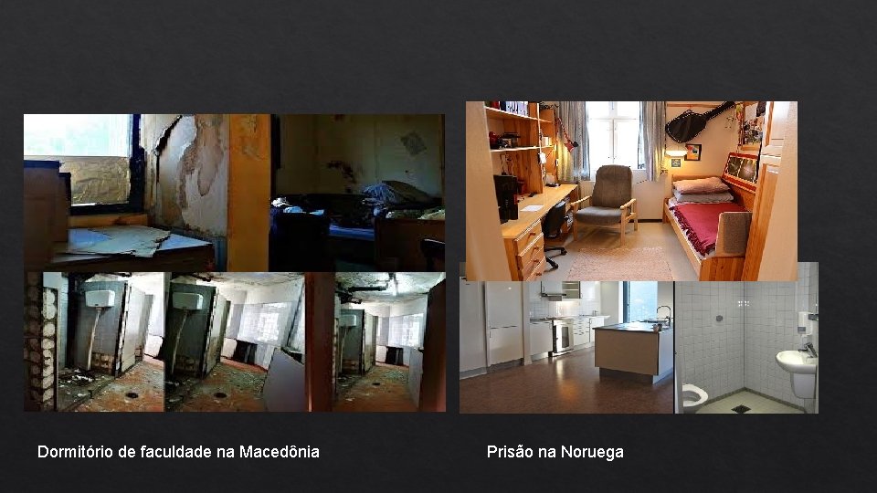 Dormitório de faculdade na Macedônia Prisão na Noruega 