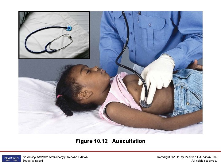 Figure 10. 12 Auscultation Unlocking Medical Terminology, Second Edition Bruce Wingerd Copyright © 2011