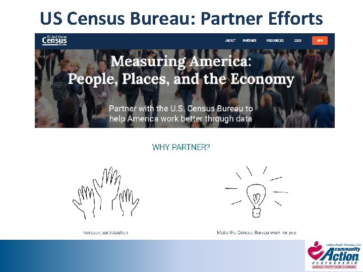 US Census Bureau: Partner Efforts 