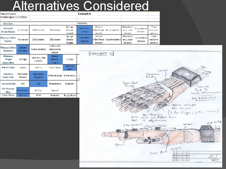 Alternatives Considered 