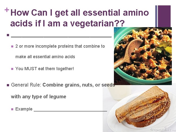 + How Can I get all essential amino acids if I am a vegetarian?