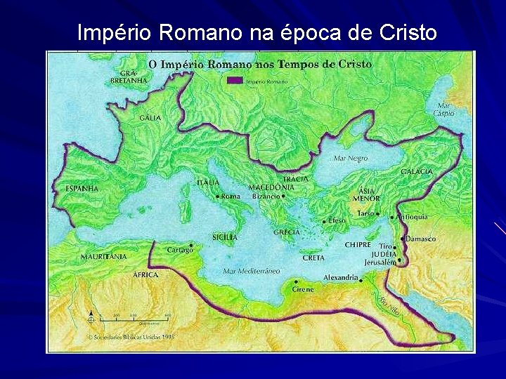 Império Romano na época de Cristo 