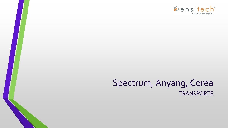 Spectrum, Anyang, Corea TRANSPORTE 