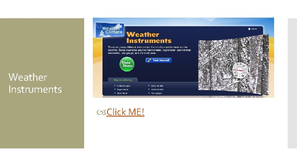 Weather Instruments Click ME! 