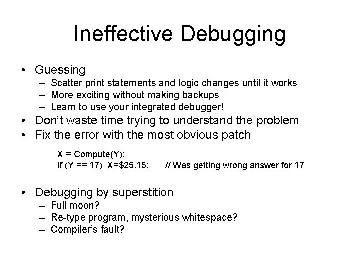Coding Techniques Code Design and Tuning Layout of