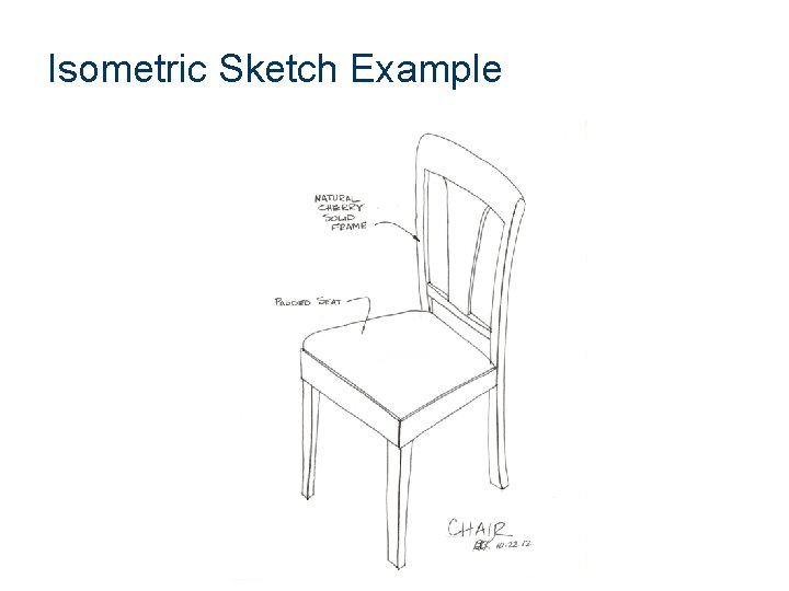 Isometric Sketch Example 