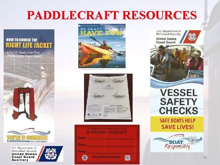 PADDLECRAFT RESOURCES 40 