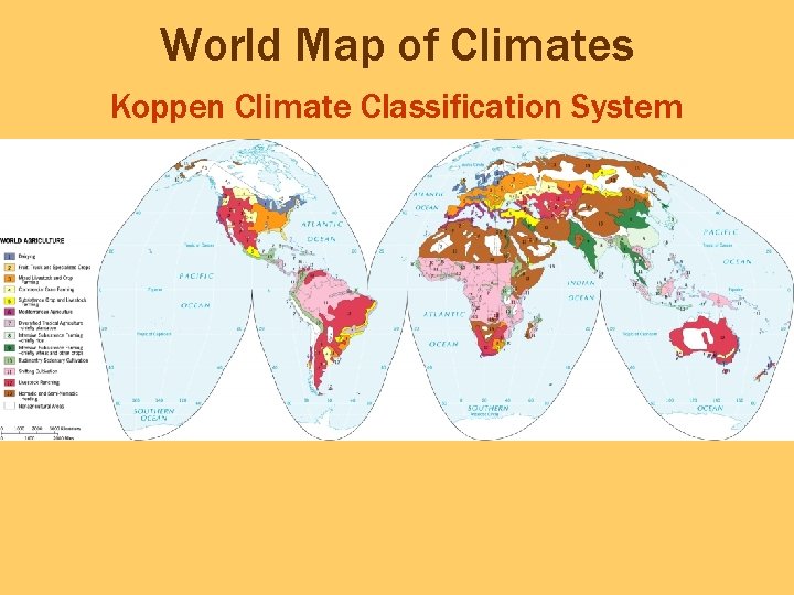 World Map of Climates Koppen Climate Classification System 