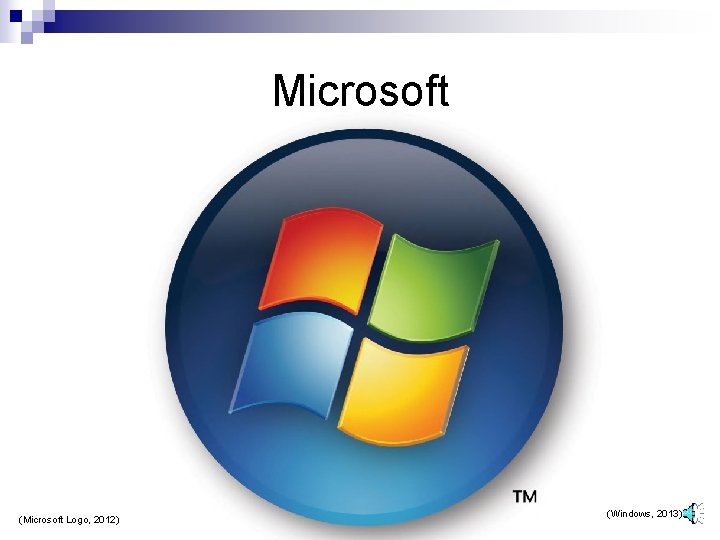 Microsoft (Microsoft Logo, 2012) (Windows, 2013) 