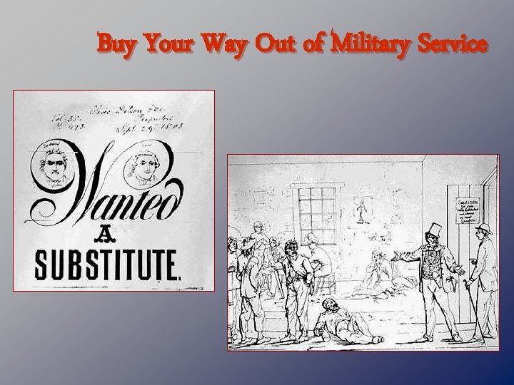 Buy Your Way Out of Military Service 