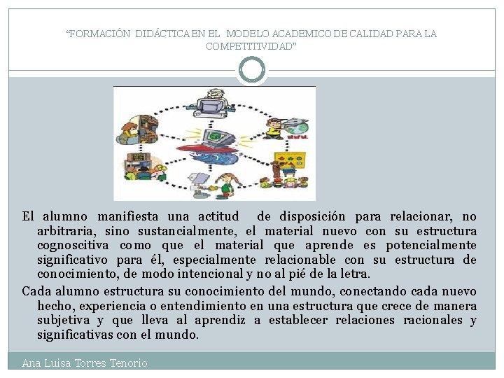 FORMACIN DIDCTICA EN EL MODELO ACADEMICO DE CALIDAD