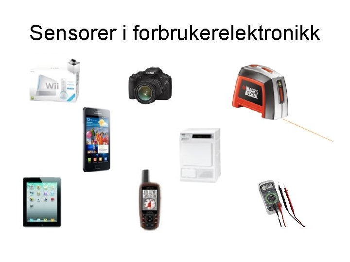 Sensorer i forbrukerelektronikk 