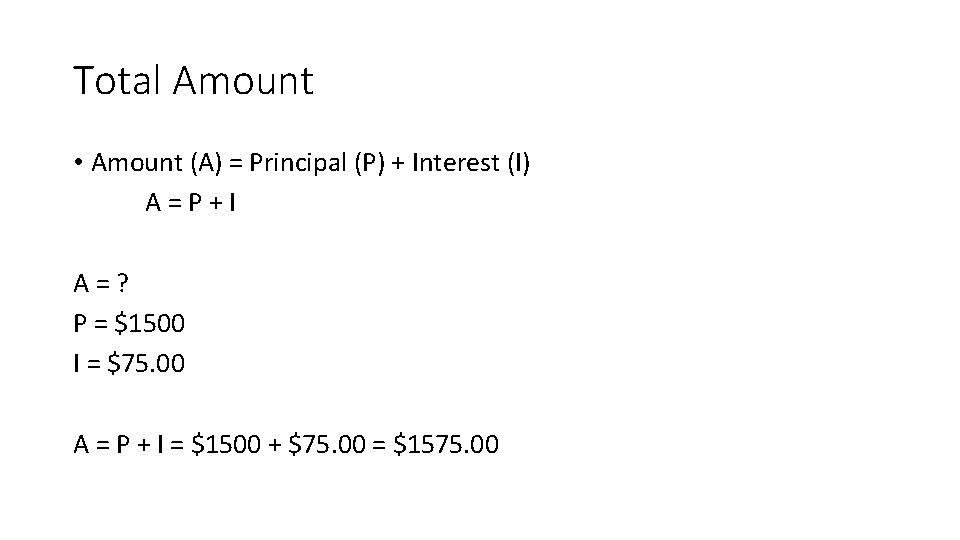 Money Math Interest Financial Math Interest Investing Money Chapter 1 Interest