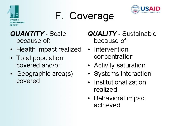 Scale Coverage Method Improving Hygiene at Scale Madagascar May to November