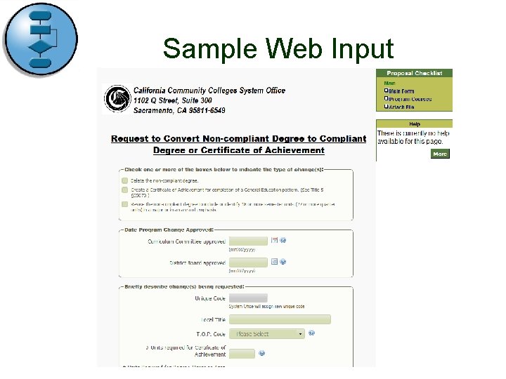 Sample Web Input 