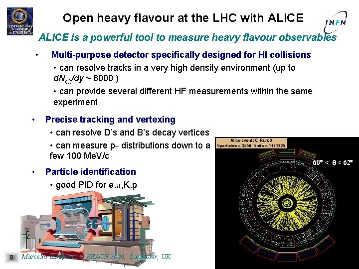 Open heavy flavour at the LHC with ALICE is a powerful tool to measure