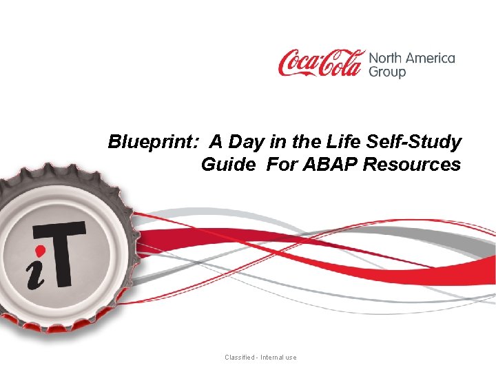 Blueprint: A Day in the Life Self-Study Guide For ABAP Resources Classified - Internal