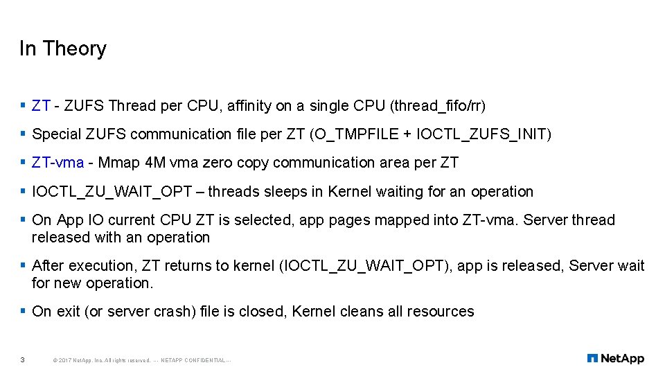 In Theory ZT - ZUFS Thread per CPU, affinity on a single CPU (thread_fifo/rr)