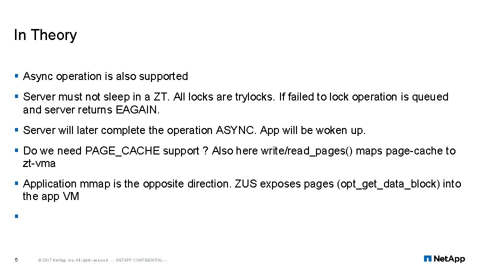 In Theory Async operation is also supported Server must not sleep in a ZT.