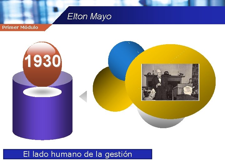 Elton Mayo Primer Módulo Company name 1930 El lado humano de la gestión 