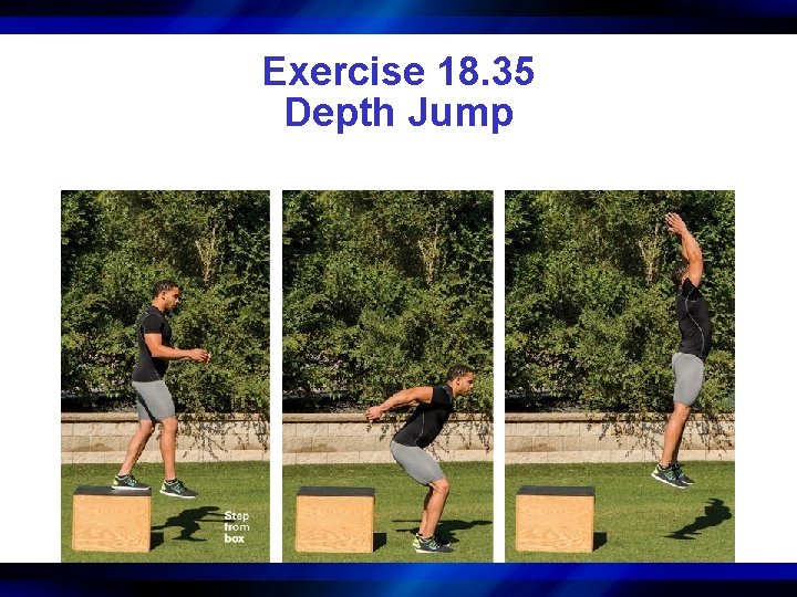 Exercise 18. 35 Depth Jump 