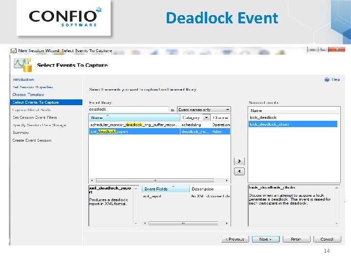 Deadlock Event 14 Deadlock Event 14
