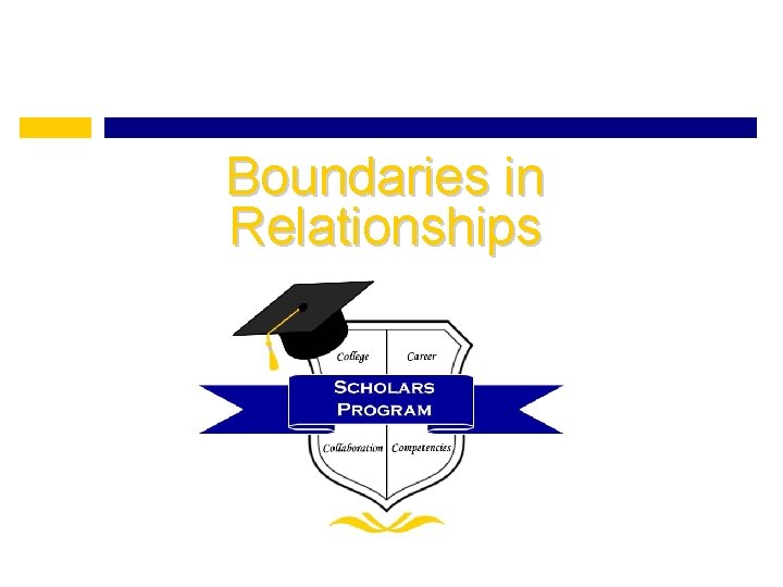 Boundaries in Relationships 