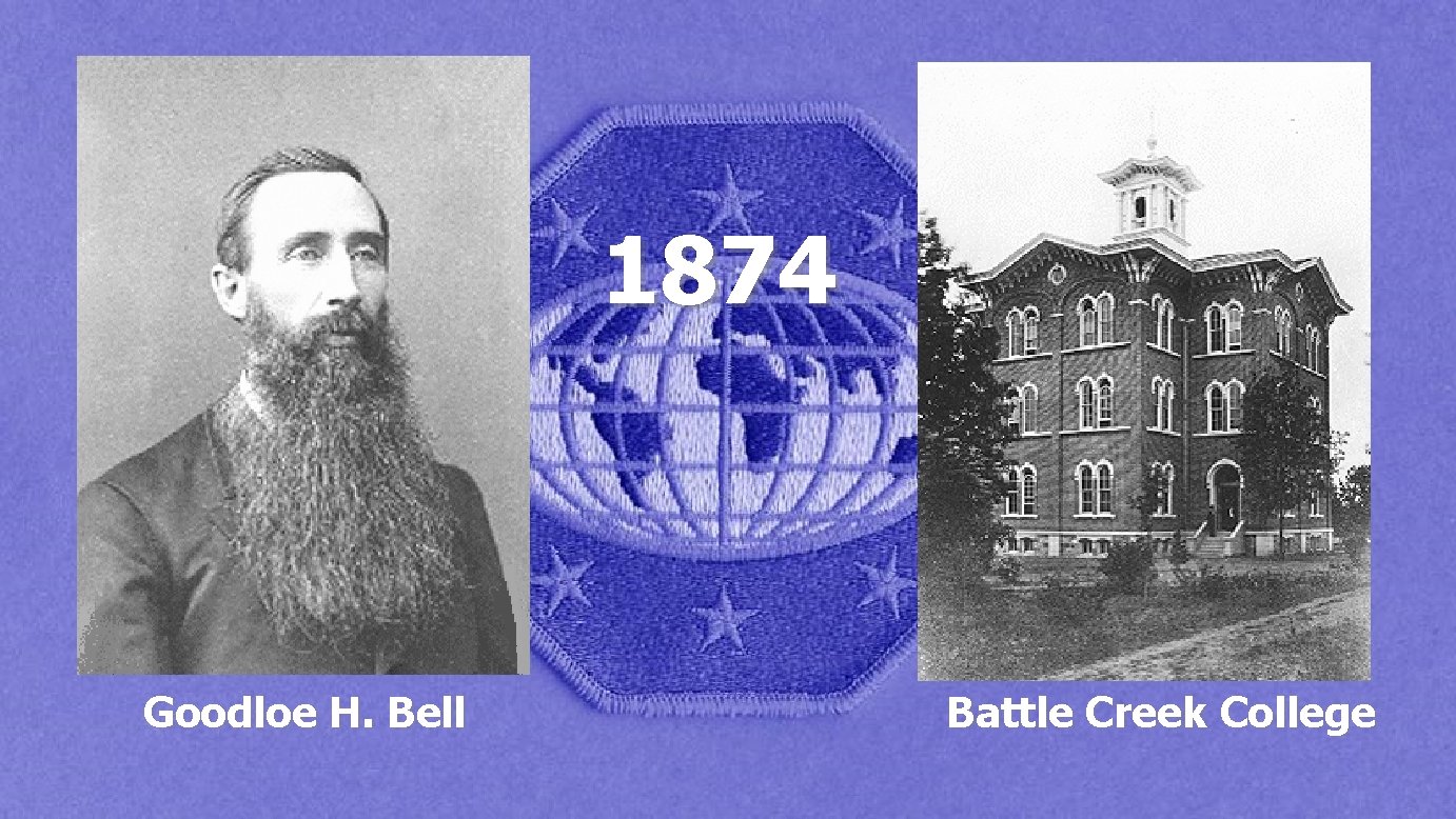 1874 Goodloe H. Bell Battle Creek College 