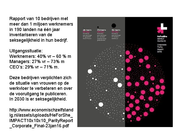 Rapport van 10 bedrijven met meer dan 1 miljoen werknemers in 190 landen na