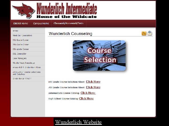 Wunderlich Website 