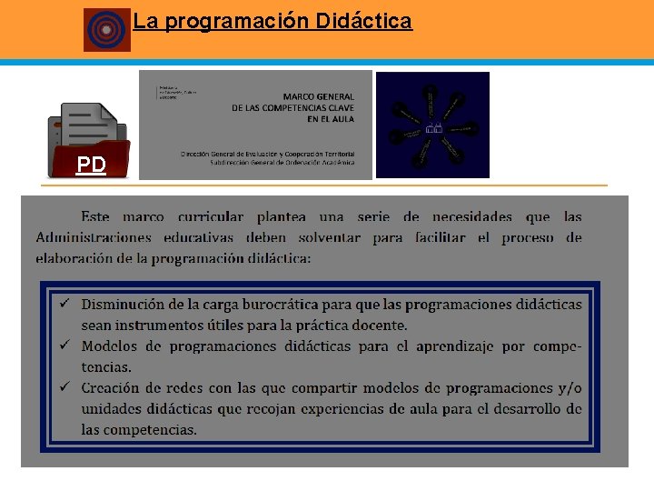 La programación Didáctica PD 