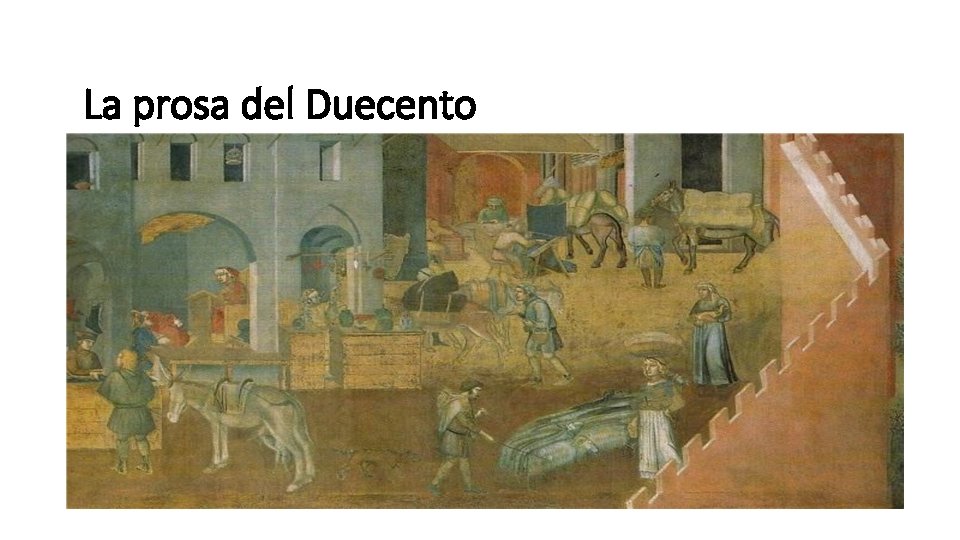 La prosa del Duecento 