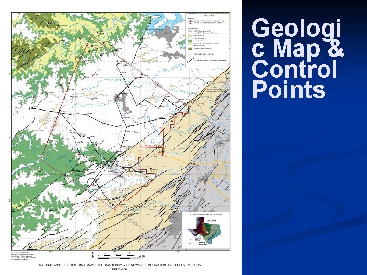 Geologi c Map & Control Points 